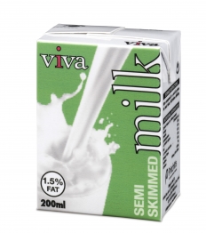 Viva Semi-Skimmed Milk 200ml