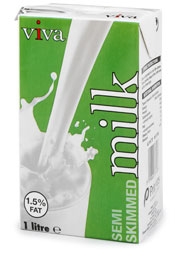 Viva Long Life Semi-Skimmed Milk