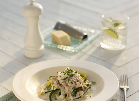 Courgette Carbonara
