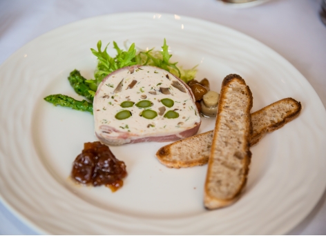 Chicken, Wild Mushroom and Asparagus Terrine