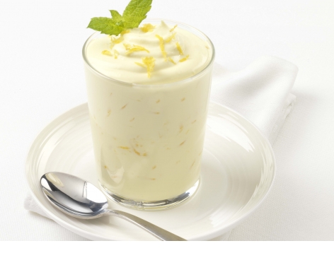 Lemon Syllabub (Fortified Recipe for Care Homes)