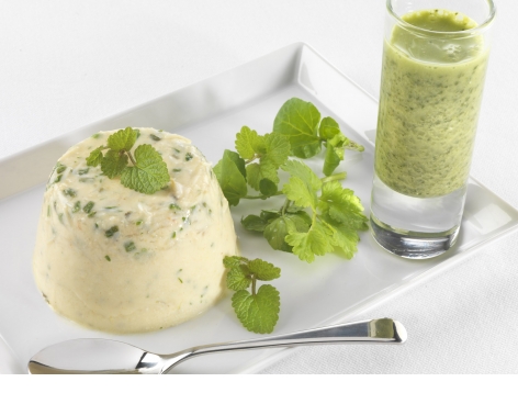 Spider Crab & Buttered Samphire Panna Cotta