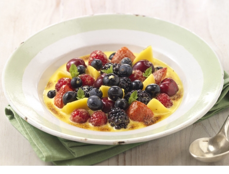Summer Berry Gratin