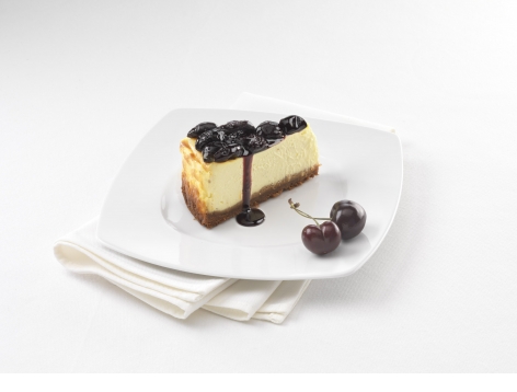 Baked Cherry Cheesecake