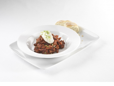 Chipotle Beef Chilli & Sour Cream Topping